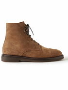 Brunello Cucinelli - Suede Boots - Brown