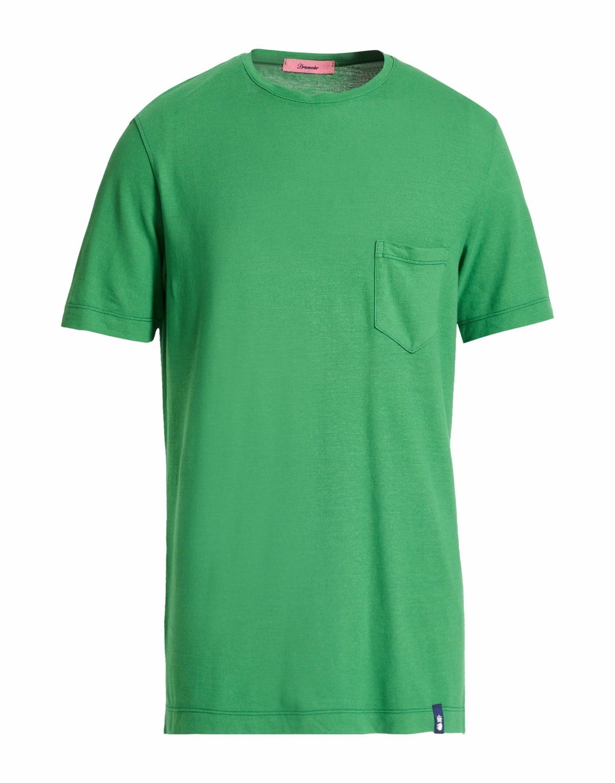 Drumohr Mens T-shirt in Dark green
