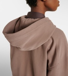 Brunello Cucinelli Cotton jersey zip-up hoodie