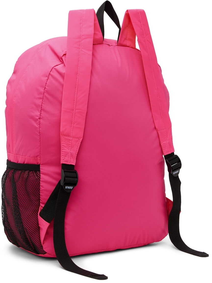 K-Way Kids Pink Packable Backpack K-way