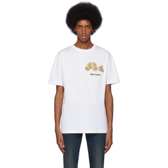 Photo: Palm Angels White Mini Kill The Bear T-Shirt