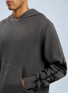 Palm Angels Back Palms Knit Hooded Sweatshirt