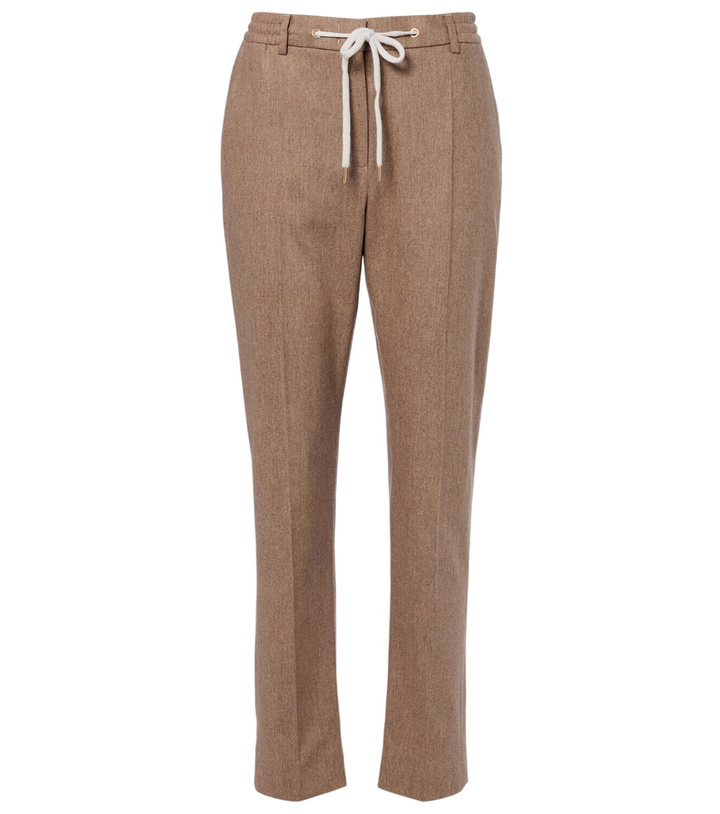 Photo: Eleventy Wool and cashmere tapered pants