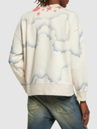 PALM ANGELS - Palm Sunrise Cotton Crewneck Sweatshirt