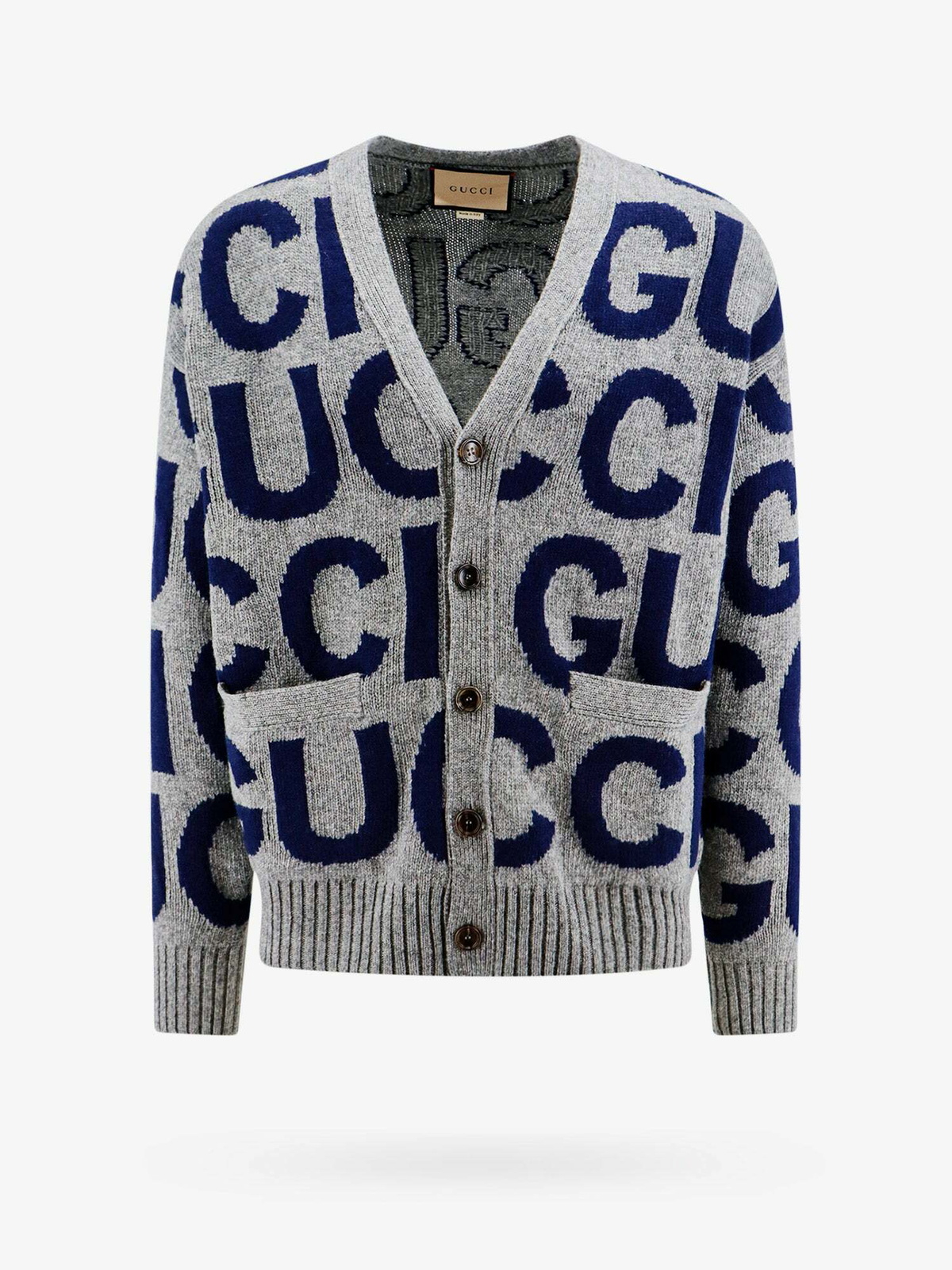 Gucci Cardigan Grey Mens Gucci