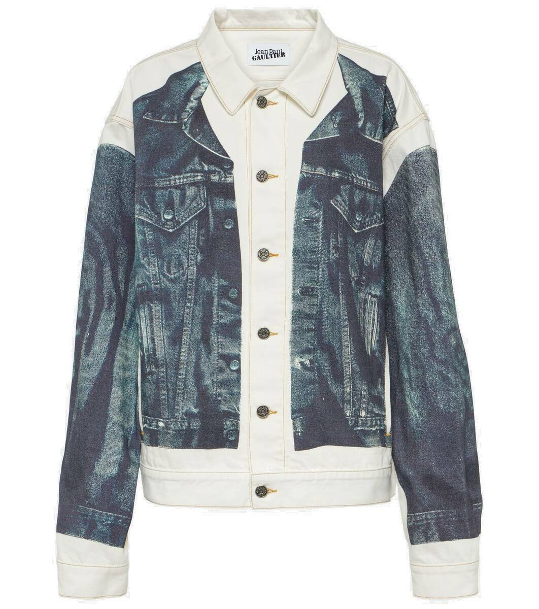 【関送込】JEAN PAUL GAULTIER◆COTTON DEMIM JACKET Jean Paul Gaultier Cotton Demim Jacket in Blue | Lyst