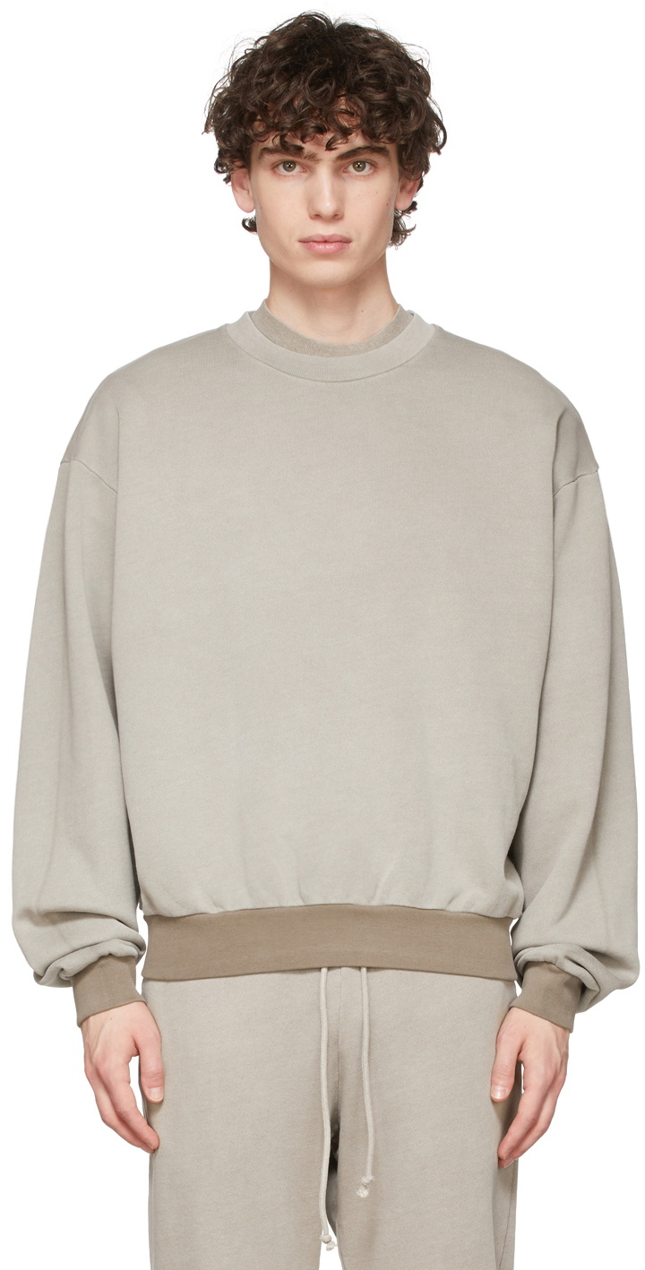 John Elliott Beige 1992 Crew Sweatshirt John Elliott