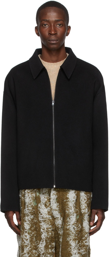 Photo: Acne Studios Black Wool Jacket