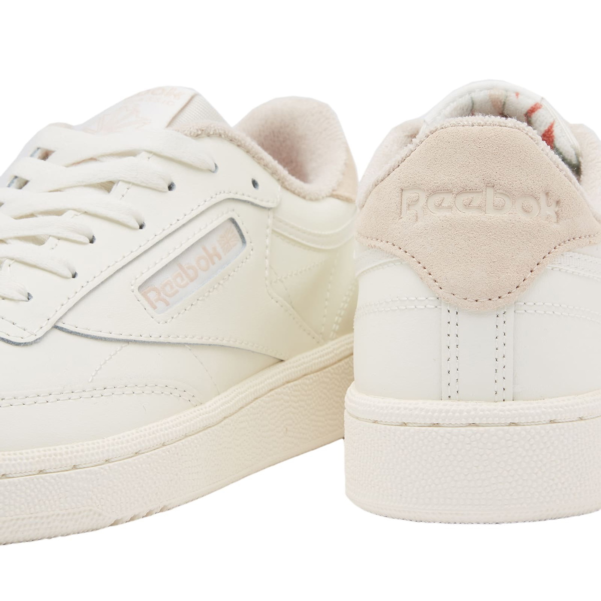 Soft Reebok S Reebok Women's Club C 85 Sneakers in Soft/Soft Ecru/Harmony Green Reebok