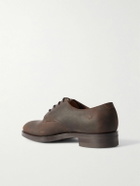 Edward Green - Leith Suede Derby Shoes - Brown