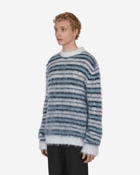 Striped Brushed Mohair Sweater