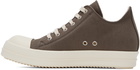 Rick Owens DRKSHDW Gray Luxor Low Sneakers