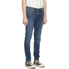 Nudie Jeans Blue Organic Tight Terry Jeans