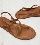 The Row Malick Strap leather sandals