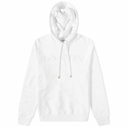 Lanvin Men's Logo Popover Hoody in Optic White