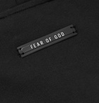 Fear of God - Loopback Cotton-Jersey Zip-Up Hoodie - Black