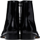 Maison Margiela Black Zip Boots