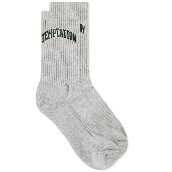 Photo: Temptation Vacation Women's College Socks in Grey
