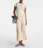 Loewe Paula's Ibiza cotton poplin cropped pants