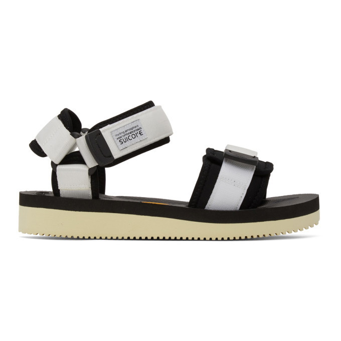 Photo: Suicoke Black and White Cel-V Sandals