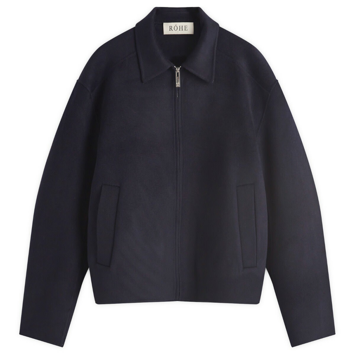 Róhe Men's Double-Faced Wool Jacket in Navy