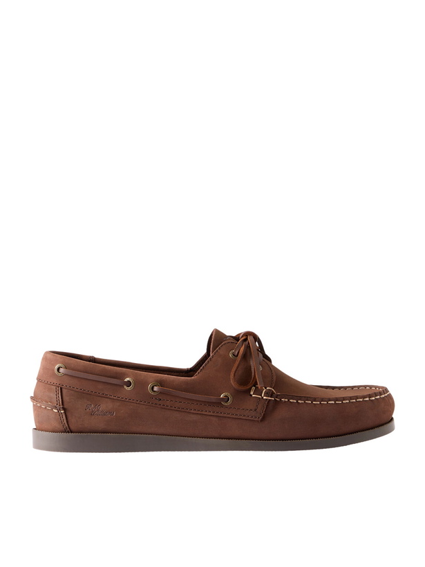 Photo: R.M.Williams - Islet Suede Boat Shoes - Brown
