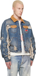 Rivington Roi Rebis Blue Denim Trappist Trucker Jacket