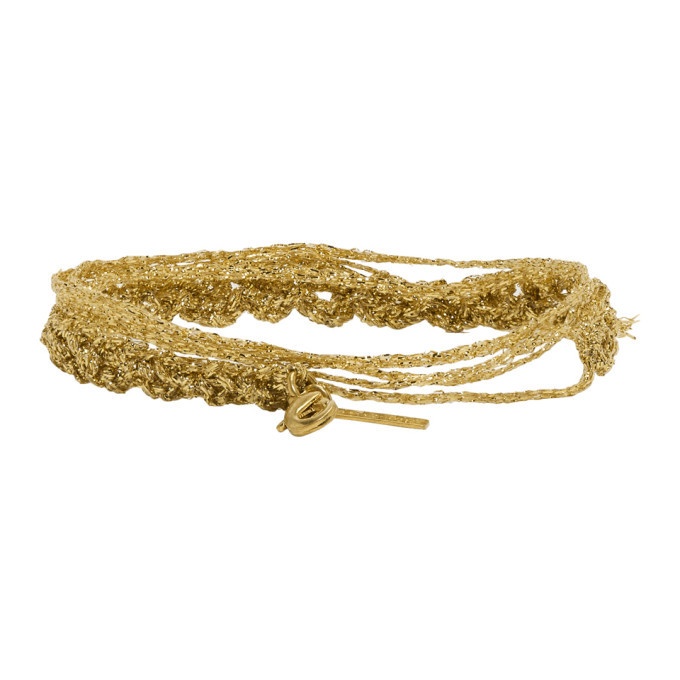 Photo: Acne Studios Gold Braid Bracelet