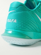 Nike Tennis - NikeCourt Zoom Vapor Cage 4 Rafa Rubber-Trimmed Mesh Sneakers - Blue