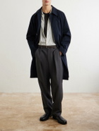 A.P.C. - Renato Wide-Leg Pleated Twill Trousers - Gray