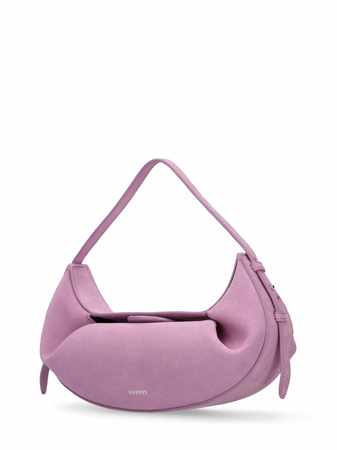 YUZEFI Mini Fortune Cookie Suede Bag