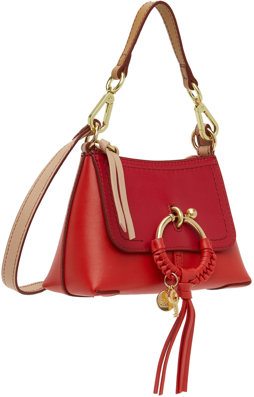 See by Chloé Red & Pink Mini Joan Shoulder Bag See by Chloe