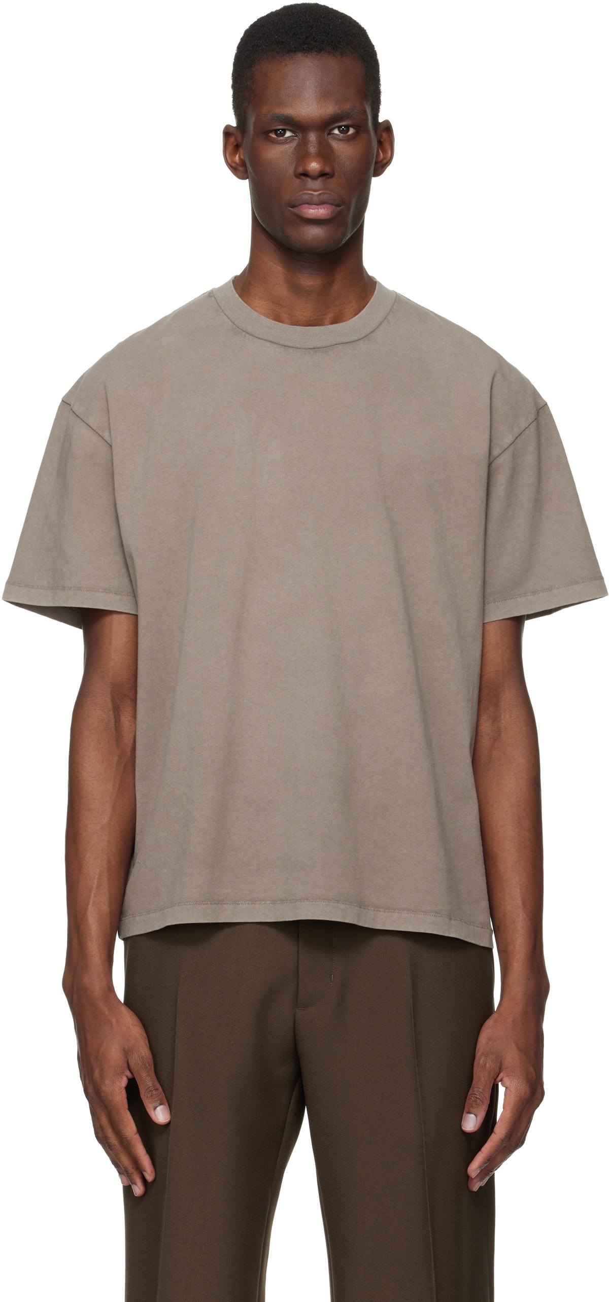 Stockholm (Surfboard) Club Taupe Back Logo T-shirt