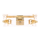 Mark Cross Transparent Plexi Grace Box Bag