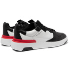 Givenchy - Wing Grosgrain-Trimmed Full-Grain Leather Sneakers - White