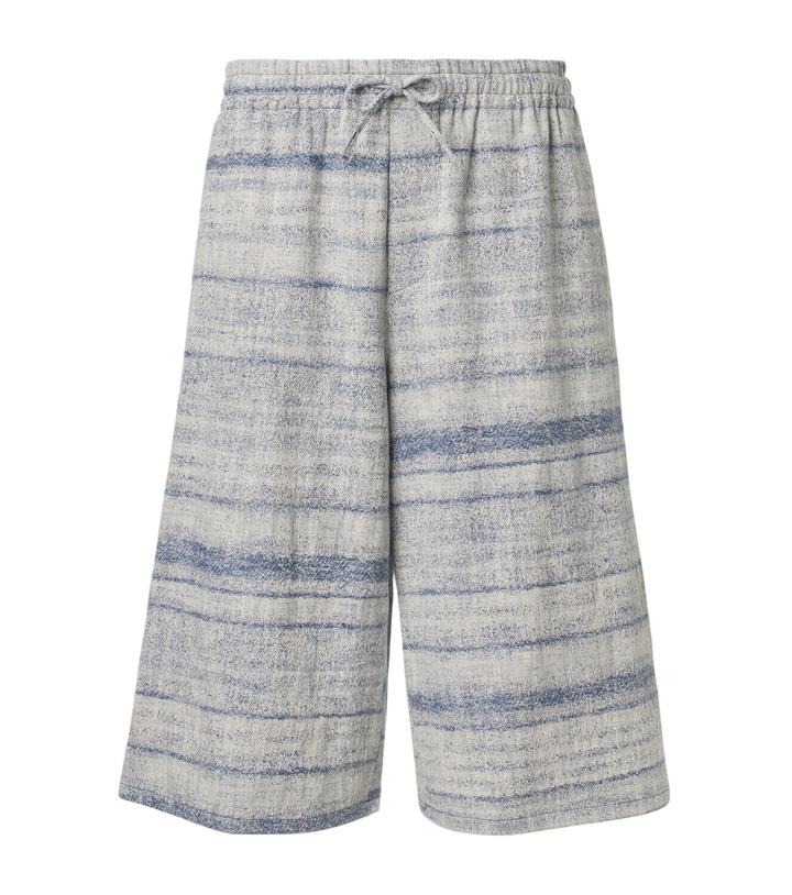 Photo: Loewe Paula's Ibiza denim jacquard Bermuda shorts