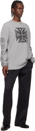 VETEMENTS Black Cut-Up Athletic Sweatpants