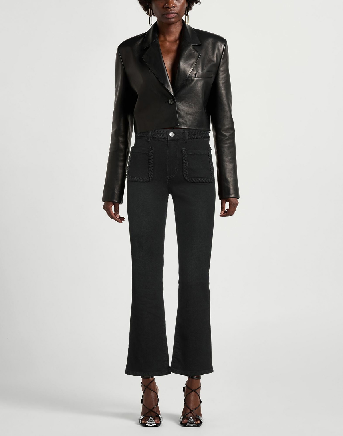 Maje Womens Jeans in Black