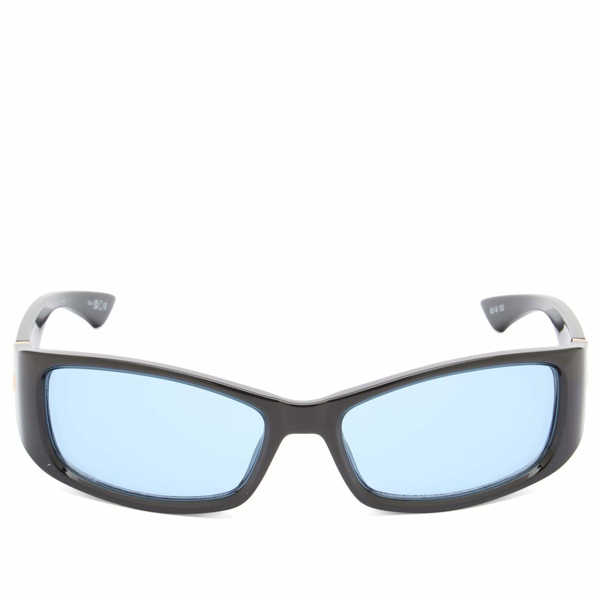 Le Specs Du Jour Sunglasses in Black/Sky Blue Tint 