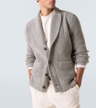 Tod's Ribbed-knit wool and cashmere cardigan