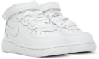 Nike Baby White Force 1 Mid LE Sneakers
