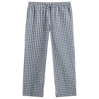 DUNST Women's Pyjama Slacks in Navy Check