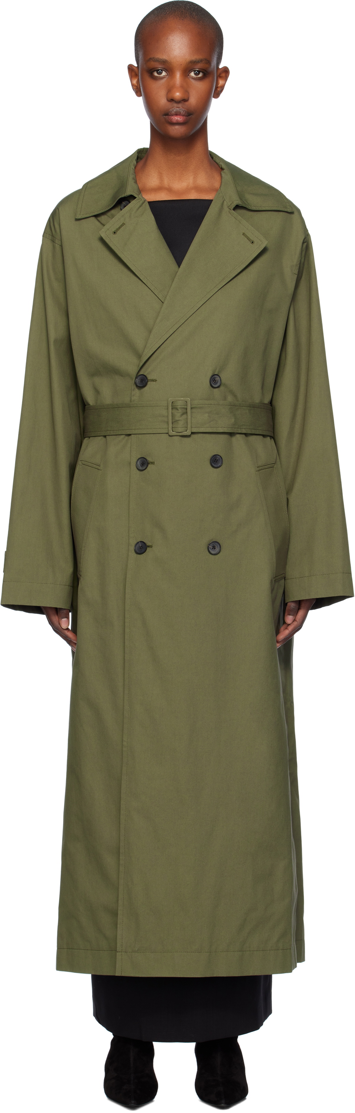 La Collection Khaki Marike Trench Coat