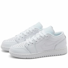 Air Jordan Men's 1 Low BG Sneakers in White