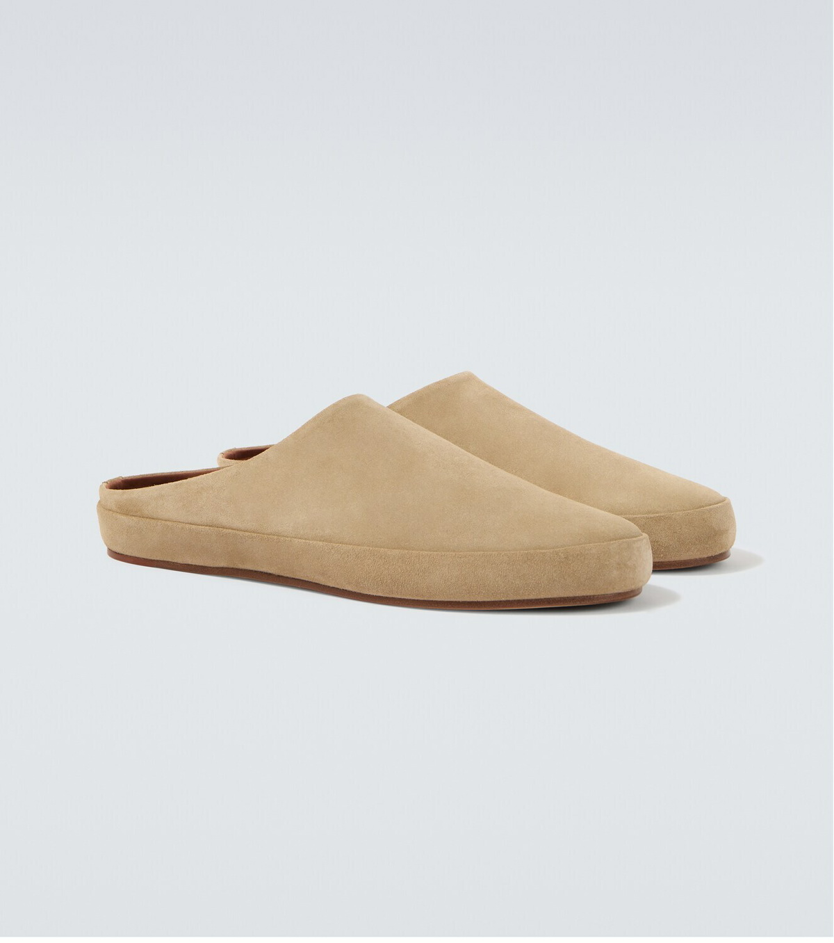 Loro Piana Tomori Walk suede mules