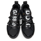 Dolce and Gabbana Black Portofino Sneakers
