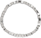 Hugo Silver Beaded-Metal Cuff Bracelet
