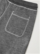 Orlebar Brown - Beagi Tapered Cotton and Wool-Blend Jersey Sweatpants - Gray
