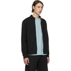 A.P.C. Black Jim Zip-Up Sweater