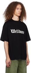 We11done Black Gothic T-Shirt
